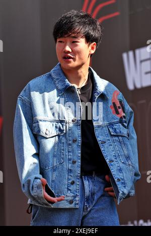 Spielberg, Österreich. Juni 2024. Yuki Tsunoda (JPN) RB. Formel-1-Weltmeisterschaft, Rd 11, großer Preis von Österreich, Freitag, 28. Juni 2024. Spielberg, Österreich. Quelle: James Moy/Alamy Live News Stockfoto