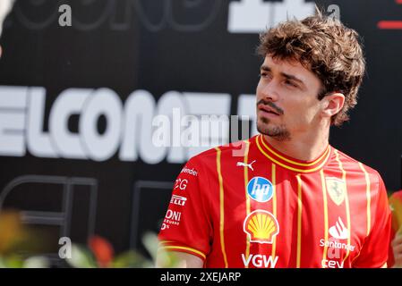 Spielberg, Österreich. Juni 2024. Charles Leclerc (MON) Ferrari. 28.06.2024. Formel-1-Weltmeisterschaft, Rd 11, Großer Preis Von Österreich, Spielberg, Österreich, Sprint Qualifikationstag. Das Foto sollte lauten: XPB/Alamy Live News. Stockfoto