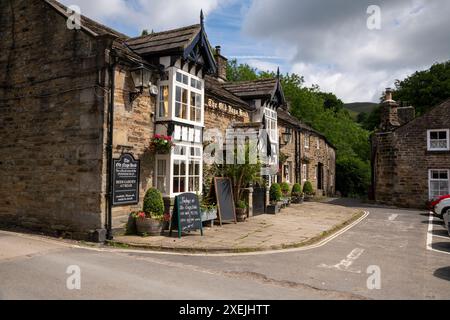 The Nags Head Pub in Edale im Peak District Nationalpark, Derbyshire, England Stockfoto