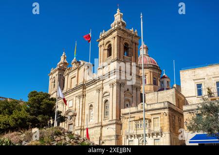 Stiftskirche St. Lawrence - Vittoriosa, malta Stockfoto