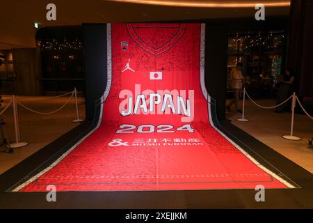 Tokio, Japan. Juni 2024. Allgemeine Ansicht Basketball : Absendezeremonie der japanischen Nationalmannschaft für die Olympischen Spiele 2024 in Tokio, Japan . Quelle: AFLO SPORT/Alamy Live News Stockfoto