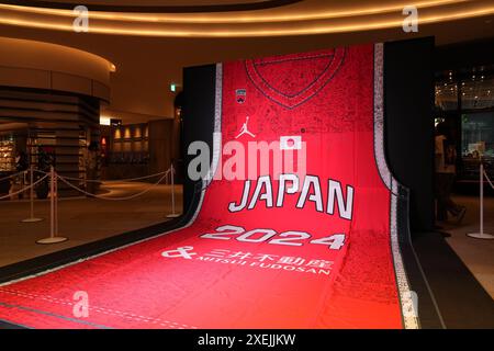Tokio, Japan. Juni 2024. Allgemeine Ansicht Basketball : Absendezeremonie der japanischen Nationalmannschaft für die Olympischen Spiele 2024 in Tokio, Japan . Quelle: AFLO SPORT/Alamy Live News Stockfoto