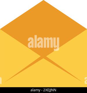 E-Mail-Symbol. Konzept der eingehenden E-Mail-Nachricht. Symbol oder SMS-Benachrichtigung auf elektronischen Geräten. Vektordarstellung. Flach Stock Vektor