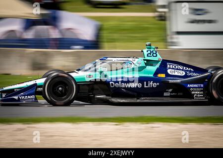 NTT INDYCAR SERIE: Juni 09 XPEL Grand Prix Stockfoto