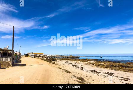 Küstenszenen in Port Nolloth, Südafrika Stockfoto