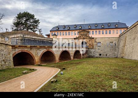 Die Zitadelle Petersberg von Erfurt in Thüringen Stockfoto