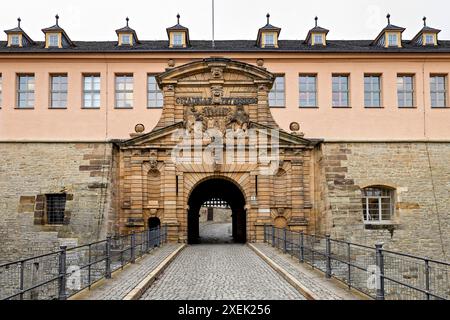 Die Zitadelle Petersberg von Erfurt in Thüringen Stockfoto