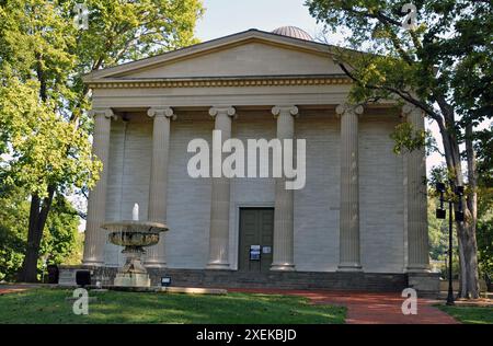 Das Old State Capitol in Frankfort war von 1830 bis 1910 Sitz der Kentucky General Assembly und ist heute ein Museum. Stockfoto