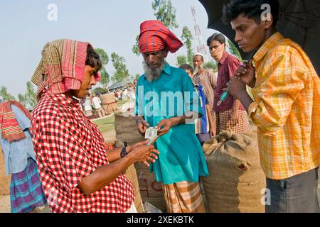 Bangladesch. Umgebung von Bogra. Stockfoto