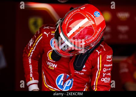 Spielberg, Autriche. Juni 2024. LECLERC Charles (mco), Scuderia Ferrari SF-24, Porträt während des Formel 1 Qatar Airways Austrian Grand Prix 2024, 11. Runde der Formel-1-Weltmeisterschaft 2024 vom 28. Bis 30. Juni 2024 auf dem Red Bull Ring, in Spielberg, Österreich - Foto Xavi Bonilla/DPPI Credit: DPPI Media/Alamy Live News Stockfoto