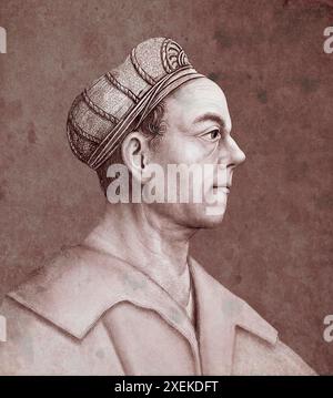 Porträt von Jakob Fugger, 1459–1525, deutscher Geschäftsmann, digital bearbeitet Stockfoto