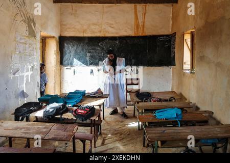 Mauretanien, Chinguetti, Ntkmkmet Schule Stockfoto