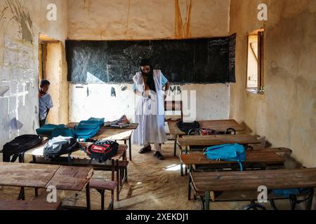 Mauretanien, Chinguetti, Ntkmkmet Schule Stockfoto