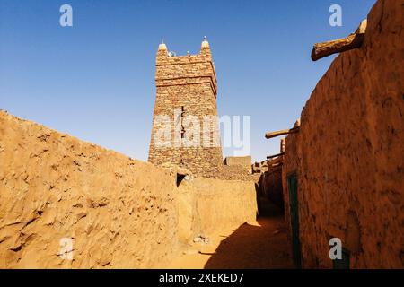 Mauretanien, Chinguetti, lokale Moschee Stockfoto