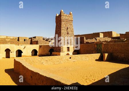 Mauretanien, Chinguetti, lokale Moschee Stockfoto