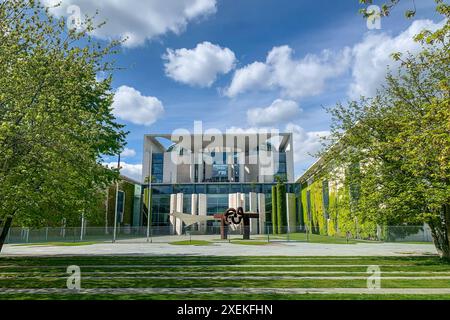 Bundeskanzleramt modernes Gebäude in Berlin Stockfoto