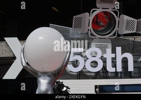 Karlsbad, Cz. Juni 2024. Die Eröffnung des 58. Internationalen Filmfestivals Karlsbad fand am 28. Juni 2024 in Karlsbad, Tschechien, statt. Quelle: Slavomir Kubes/CTK Photo/Alamy Live News Stockfoto