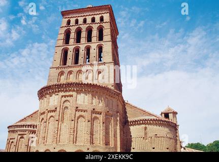 Die Kirche San Lorenzo. Provinz Sahagun, Leon, Kastilien-León, Spanien. Stockfoto