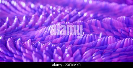 Abstraktes lila skaliert welligen Hintergrund. Hintergrund des ECO-Konzepts Stockfoto