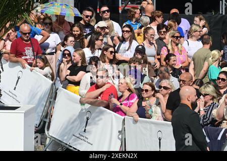 Karlsbad, Cz. Juni 2024. Die Eröffnung des 58. Internationalen Filmfestivals Karlsbad fand am 28. Juni 2024 in Karlsbad, Tschechien, statt. Quelle: Slavomir Kubes/CTK Photo/Alamy Live News Stockfoto