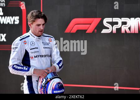Spielberg, Österreich. Juni 2024. Logan Sargeant (USA) Williams Racing. 28.06.2024. Formel-1-Weltmeisterschaft, Rd 11, Großer Preis Von Österreich, Spielberg, Österreich, Sprint Qualifikationstag. Das Foto sollte lauten: XPB/Alamy Live News. Stockfoto