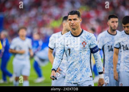 Gelsenkirchen, Deutschland. Juni 2024. Cristiano Ronaldo (POR) Georgia - Portugal Georgien - Portugal 26.06.2024 Copyright (nur für journalistisch Stockfoto