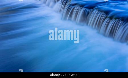 Wasserfall in Adafufe, Cavado, Braga. Portugal Stockfoto