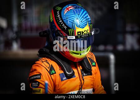 Spielberg, Österreich. Juni 2024. Oscar Piastri (aus) McLaren. 28.06.2024. Formel-1-Weltmeisterschaft, Rd 11, Großer Preis Von Österreich, Spielberg, Österreich, Sprint Qualifikationstag. Das Foto sollte lauten: XPB/Alamy Live News. Stockfoto