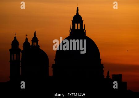 Verschiedene Ausblicke auf die Stadt Venedig Stockfoto