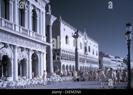 Verschiedene Ausblicke auf die Stadt Venedig Stockfoto