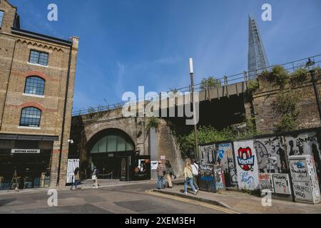 The Shard, Borough Market, London Bridge, London, UK; London, England Stockfoto