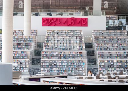 Katar Nationalbibliothek, Doha, Katar Stockfoto