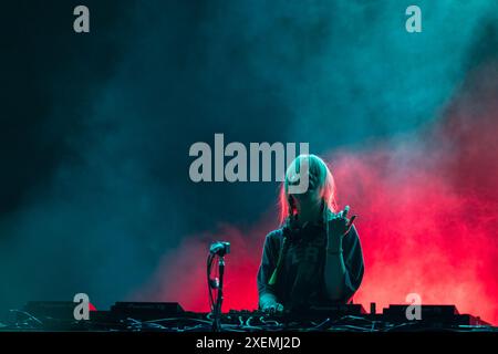 Milwaukee, USA. Juni 2024. Alison Wonderland während des Summerfest Music Festivals am 27. Juni 2024 in Milwaukee, Wisconsin (Foto: Daniel DeSlover/SIPA USA) Credit: SIPA USA/Alamy Live News Stockfoto