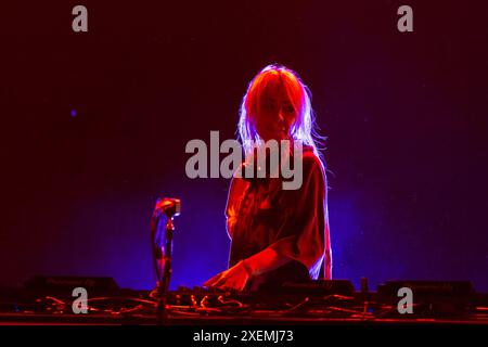 Milwaukee, USA. Juni 2024. Alison Wonderland während des Summerfest Music Festivals am 27. Juni 2024 in Milwaukee, Wisconsin (Foto: Daniel DeSlover/SIPA USA) Credit: SIPA USA/Alamy Live News Stockfoto