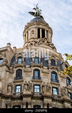 Architektur in Barcelona Spanien. Stockfoto