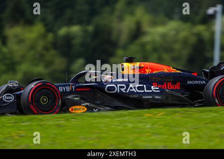 Während des Free Training 1 des Formel 1 Qatar Airways Grand Prix 2024 von Österreich, RedBull Ring, Spielberg, Österreich. Juni 2024. Quelle: SIPA USA/Alamy Live News Stockfoto