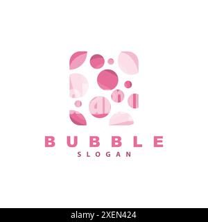 Bubble Logo, Schöner Bubble Vektor, Design Inspiration Element Stock Vektor