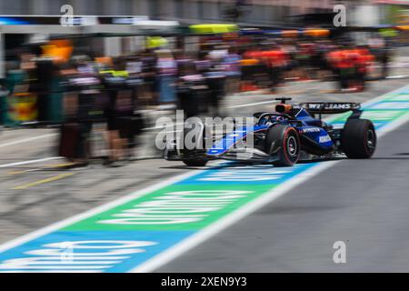 Red Bull Ring, Spielberg, Österreich. 28.Juni 2024; Alexander Albon aus Thailand und Williams Racing während des Formel 1 Grand Prix von Österreich Credit: Jay Hirano/AFLO/Alamy Live News Stockfoto