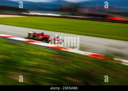 Red Bull Ring, Spielberg, Österreich. 28.Juni 2024; Charles Leclerc aus Monaco und Scuderia Ferrari während des Formel-1-Grand-Prix von Österreich Credit: Jay Hirano/AFLO/Alamy Live News Stockfoto