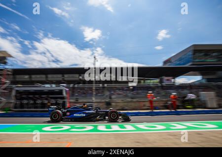 Red Bull Ring, Spielberg, Österreich. 28.Juni 2024; Alexander Albon aus Thailand und Williams Racing während des Formel 1 Grand Prix von Österreich Credit: Jay Hirano/AFLO/Alamy Live News Stockfoto