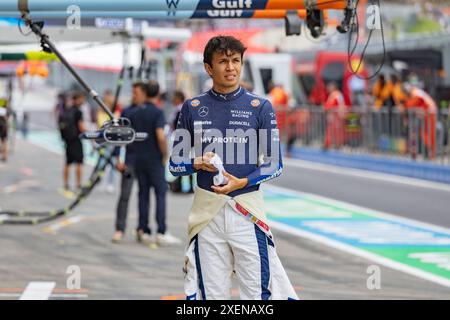Red Bull Ring, Spielberg, Österreich. 28.Juni 2024; Alexander Albon aus Thailand und Williams Racing während des Formel 1 Grand Prix von Österreich Credit: Jay Hirano/AFLO/Alamy Live News Stockfoto
