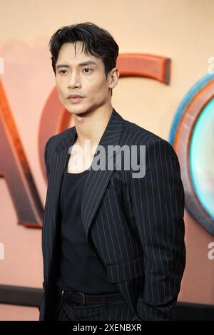 Darsteller und Gäste nehmen an Star Wars: The acolyte Premiere mit: Manny Jacinto Where: London, United Kingdom Wann: 28 May 2024 Credit: Phil Lewis/WENN Teil Stockfoto