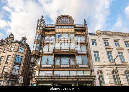 8. Juni 2024: Das Musikinstrumentenmuseum MIM, ein Musikmuseum im Zentrum von Brüssel, Belgien, ist Teil des Königlichen Museums für Kunst und Geschichte und Re Stockfoto