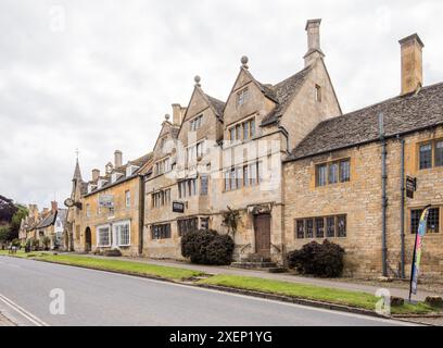 Cottages im wunderschönen Cotswold Dorf Broadway Stockfoto