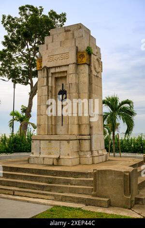 Das Kriegsdenkmal der Penang Veterans Association, George Town, Penang, Malaysia Stockfoto