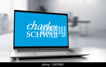 Charles Schwab Corporation ist ein Finanzdienstleistungsunternehmen Stockfoto