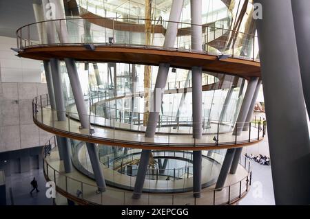 Wissenschaftsmuseum CosmoCaixa, Barcelona. Katalonien, Spanien Stockfoto