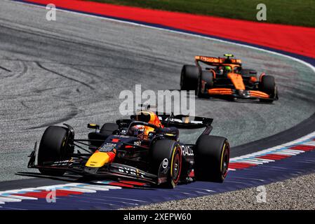 Spielberg, Österreich. Juni 2024. Max Verstappen (NLD) Red Bull Racing RB20. 29.06.2024. Formel-1-Weltmeisterschaft, Rd 11, Großer Preis Von Österreich, Spielberg, Österreich, Sprint und Qualifikationstag. Das Foto sollte lauten: XPB/Alamy Live News. Stockfoto