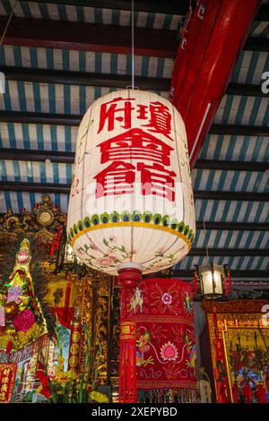 oi an, Vietnam - 8. Februar 2024: Innenraum des Quan Cong Tempels. Hoi An Alte Stadt, Provinz Quang Nam Stockfoto