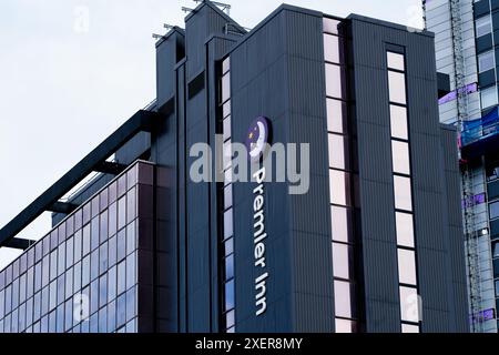 Leeds England: 2. Juni 2024: Leeds First Direct Arena on a Sunny Day Stockfoto